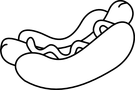 Hot Dog Clipart Svg - Hot Dog Clip Art (1119x750)