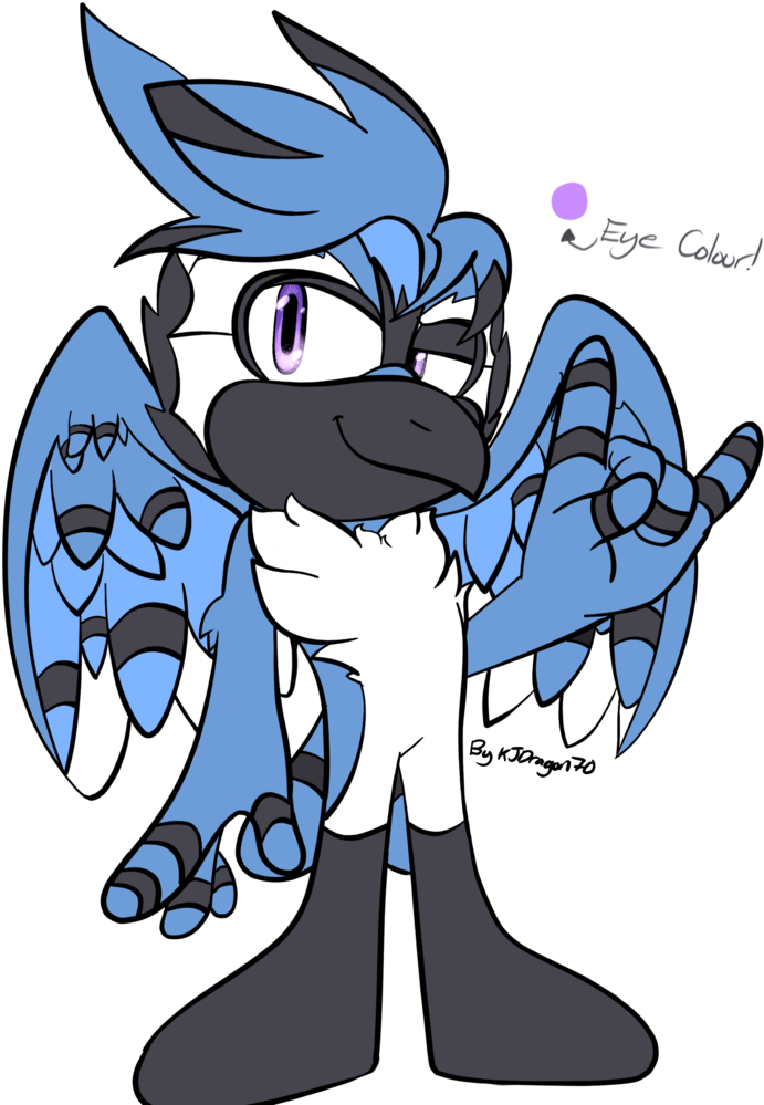 Roku The Blue Jay- Reference And Bio By Kjdragon70 - Blue Jay Sonic Ocs (788x1013)