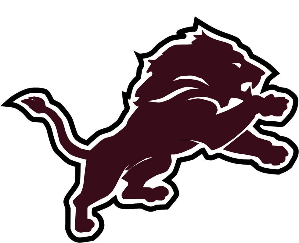Blanchard Lions - Detroit Lions Logo Png (980x797)