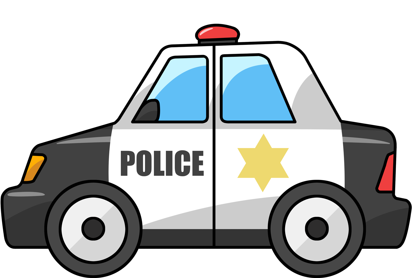 Free To Use & Public Domain Police Car Clip Art - Police Car Clipart (1600x1200)