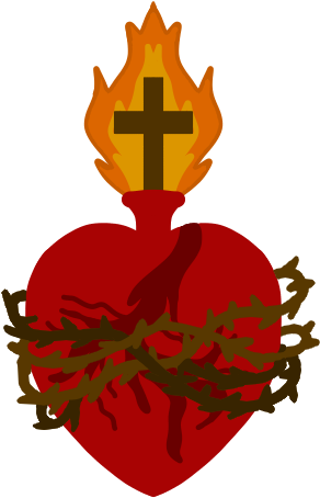 Sacred Heart By Giothemelon - Digital Art (299x458)