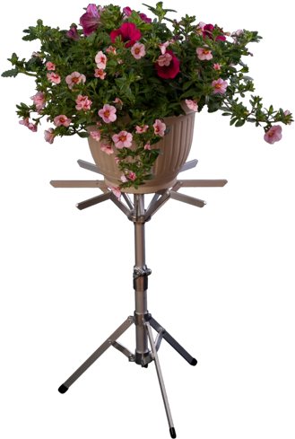 Small Foldingtop Stand Featuring Flower Arrangement - All Flower Stand Png (800x500)
