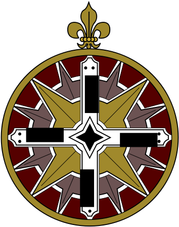 Free Compass Rose 1607 - Cafepress Fleur De Lis Compass Sticker (rectangle) (566x800)