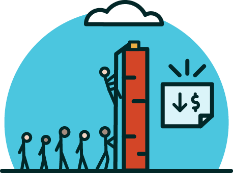 Image Of People Climbing Over A Barrier - Climbing Over A Barrier (458x340)