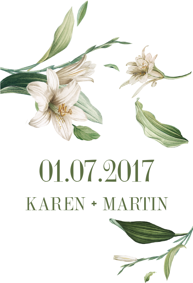 Tropical Wedding - Avalanche Lily (1000x1000)