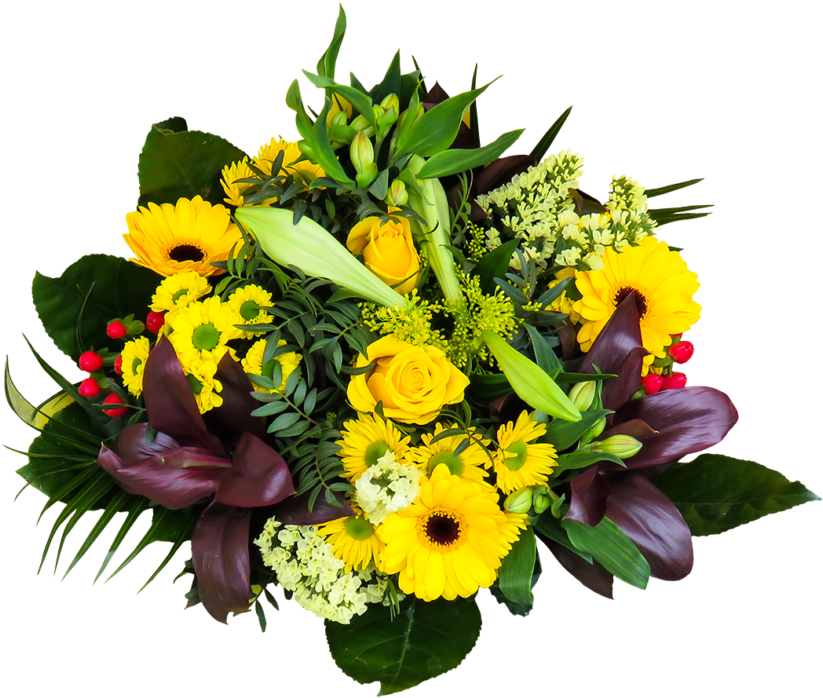 Sample Of Wedding Flowers - Good Night Yellow Flowers (1030x942)