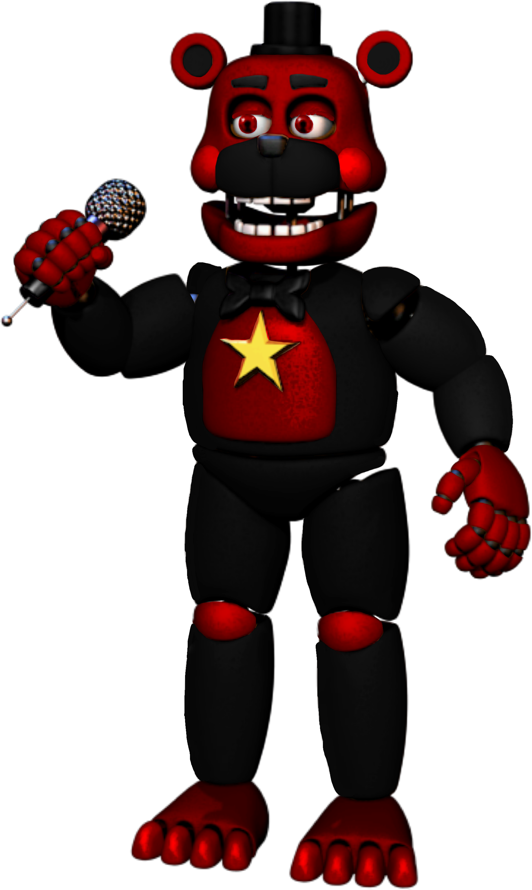 Thefnafeditingmaster Rockstar Spade By Thefnafeditingmaster - Freddy Fazbear's Pizzeria Simulator Rockstar Freddy (2546x3072)