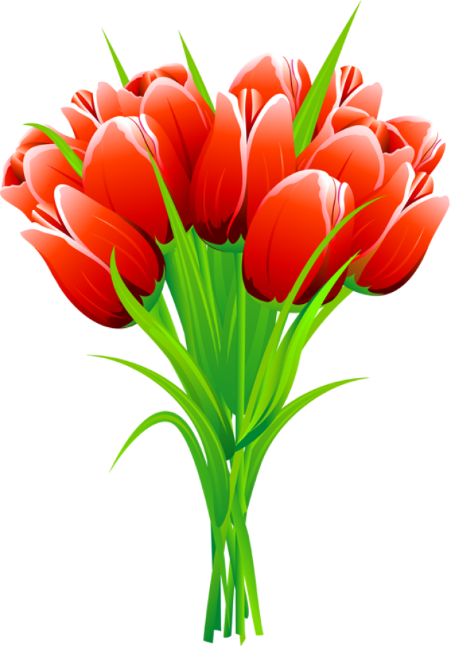 Web Design - Tulips Clipart (640x916)