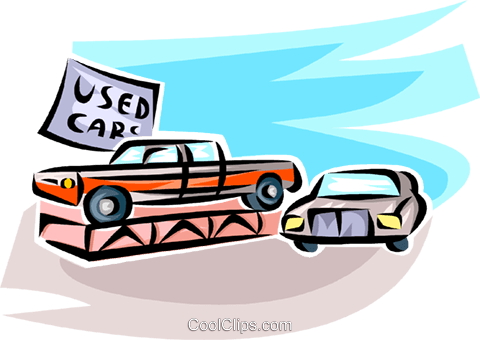 Auto Sales Royalty Free Vector Clip Art Illustration - Pickup Truck (480x340)