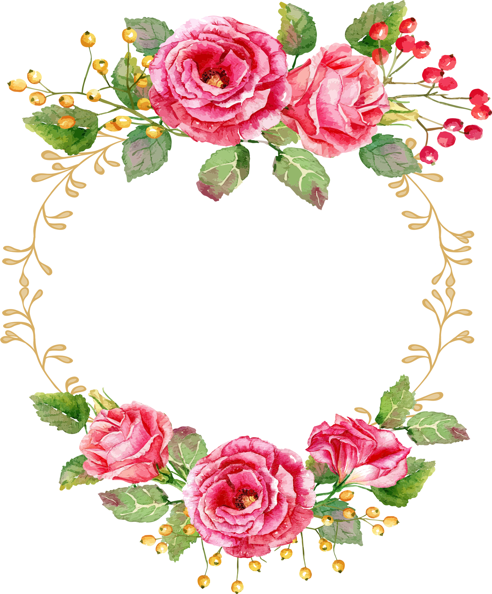Rose Watercolor Painting Floral Design Flower - Rose Flower Vector Png (1574x1900)