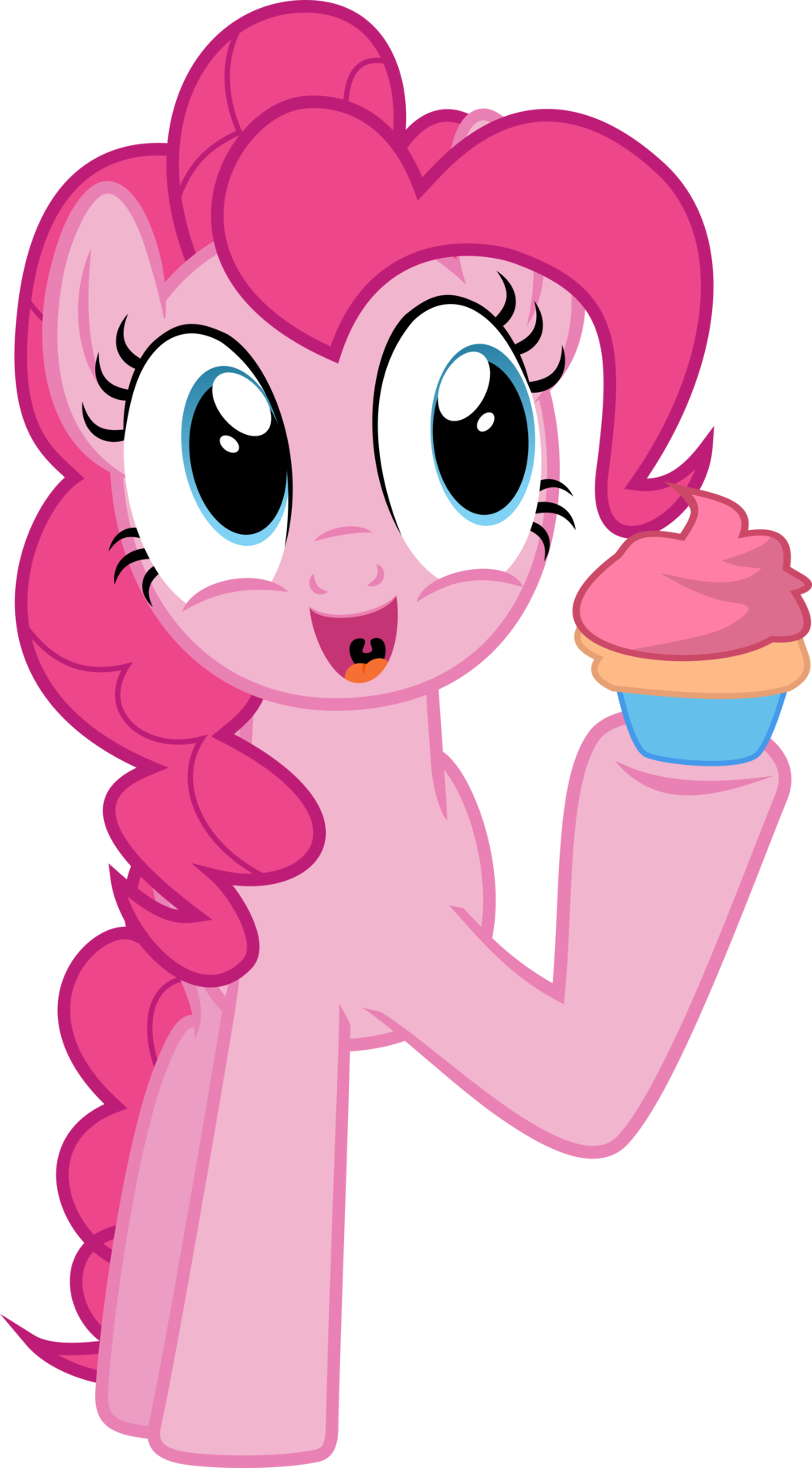 Pinkie Pie Fluttershy Pink Flower Mammal Nose Vertebrate - Pinkie Pie (1024x1850)