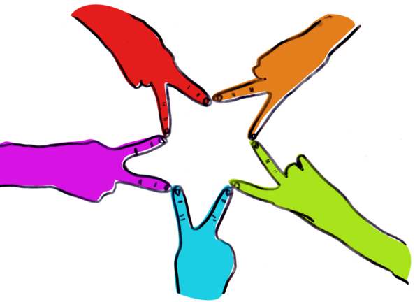 Community Circle Clipart - Community Circles (594x432)