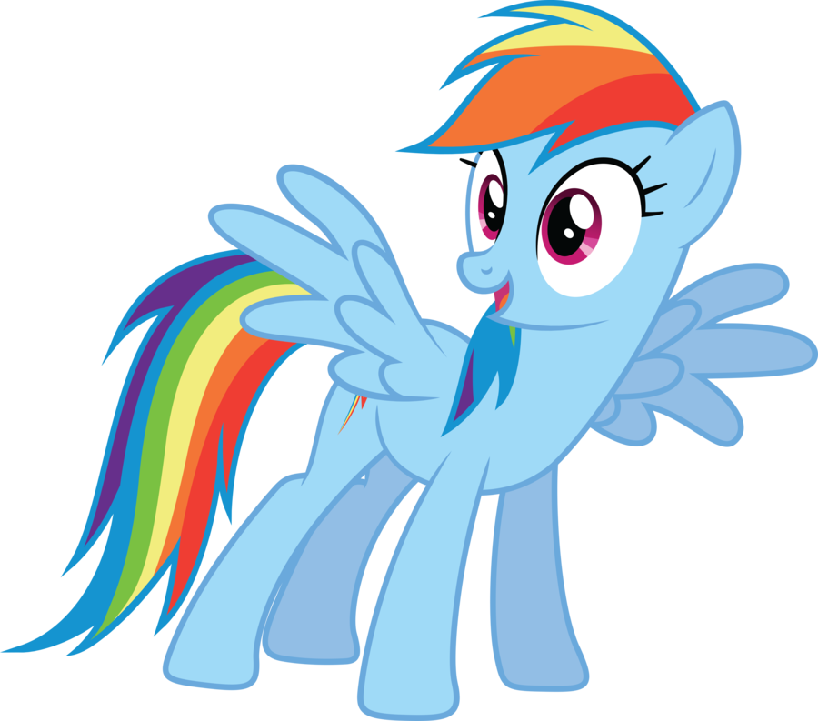 Img 2989416 3 Rainbow Dash One Happy P - Pony Friendship Is Magic Rainbow (900x793)