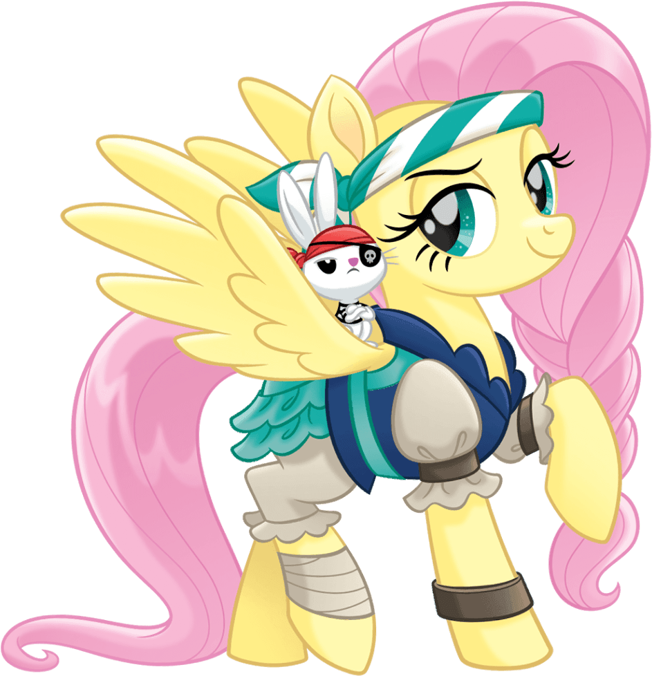 Mlp Movie Vector Pirate Fluttershy - My Little Pony Movie Pirates (1128x1600)