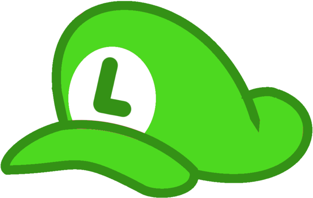 Luigi's Hat In The Style Of Mlp By Kuren247 - Luigi Hat Transparent (1032x774)