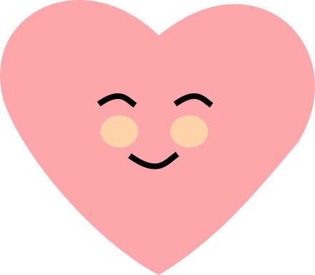 Coração Fofo Rosa Png - Rain (441x386)