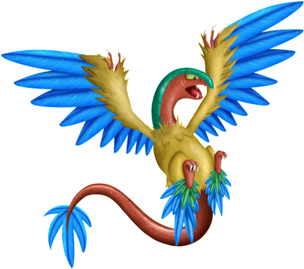 Are Fossilized Prehistoric Pokemon - Macaw (611x639)