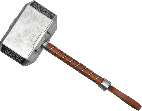 New Thor Hammer Clipart Zaxon Carpentry Thor S Hammer - Thor's Hammer Clip Art (492x386)