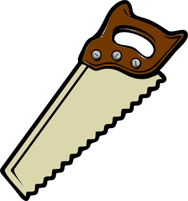 Carpenter Clipart Images - Säge Png (382x408)
