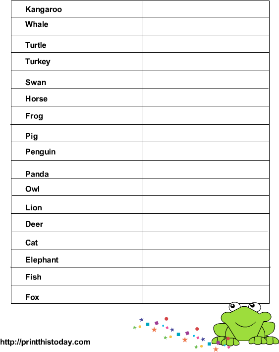 Baby Animals Shower Game - Baby Shower Games (612x792)