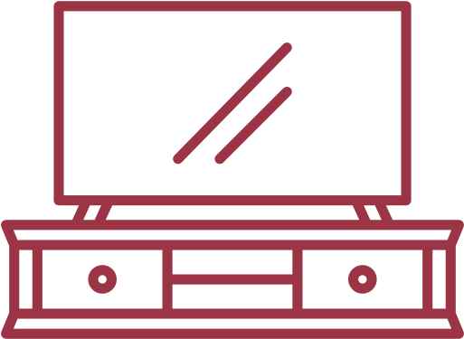 Here Are Just A Few Of Our Carpentry & Decoration Services - Television (512x512)