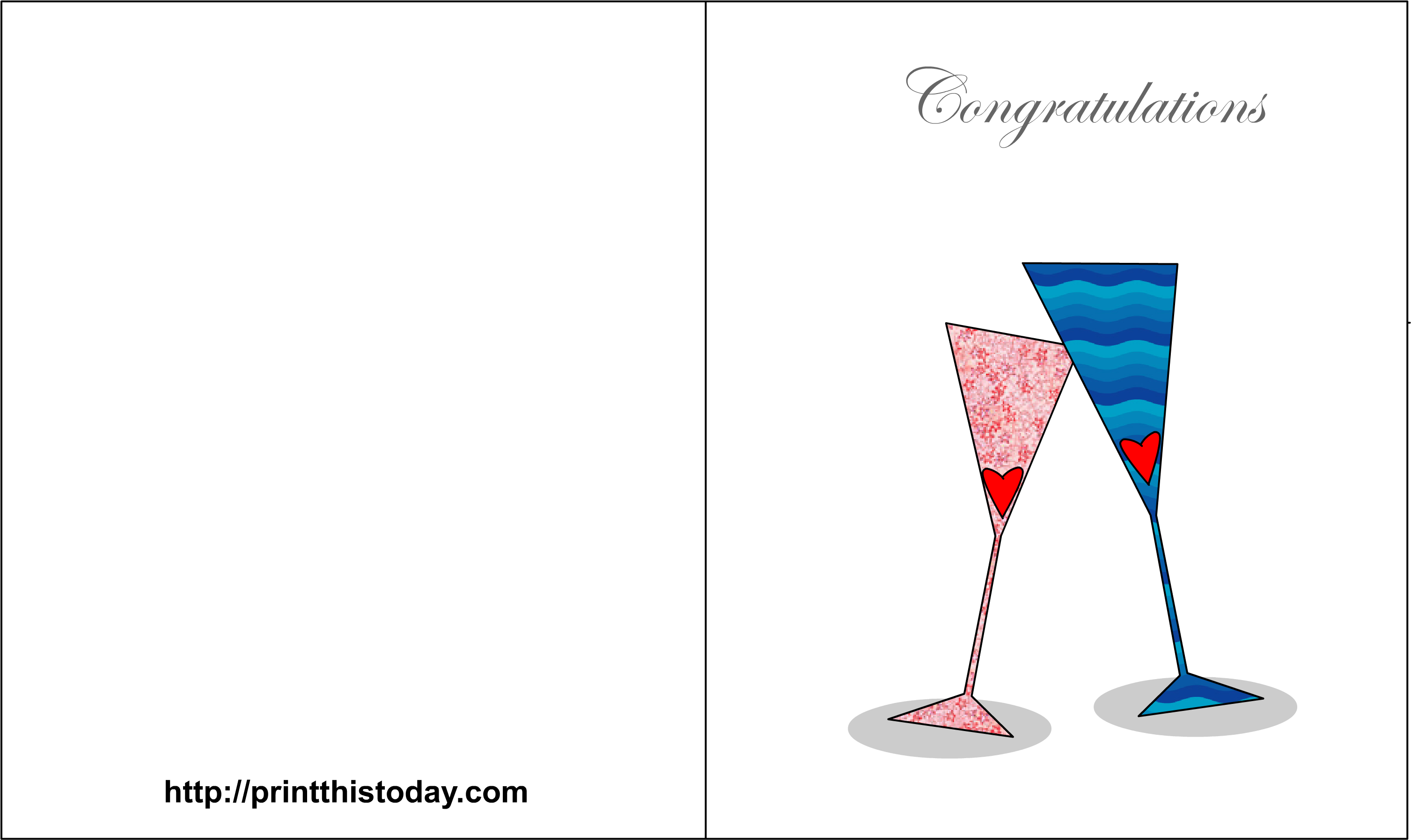 Free Printable Wedding Card - Wedding Invitation (3300x2550)