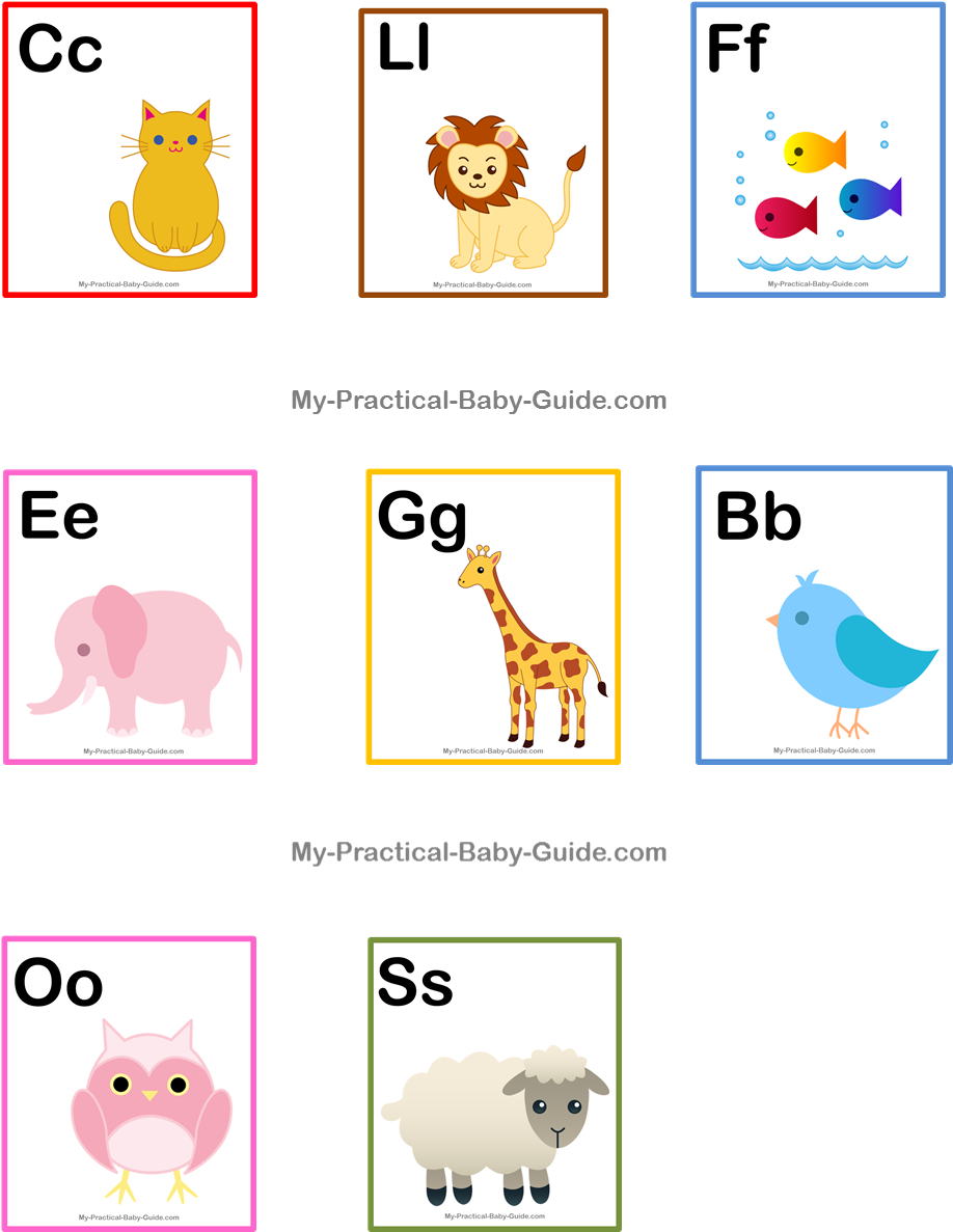 Free Printable Abc Animal Cards Baby Shower Cupcake - Cartoon (945x1200)