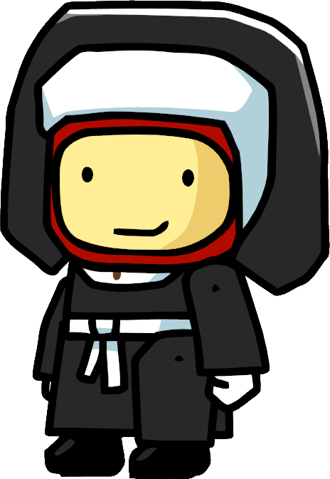 Nun Dress - Cartoon (464x673)