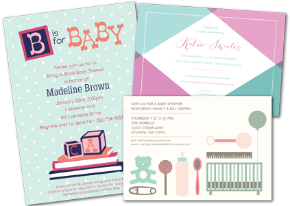 Baby Shower Invitations - Baby Shower (450x300)