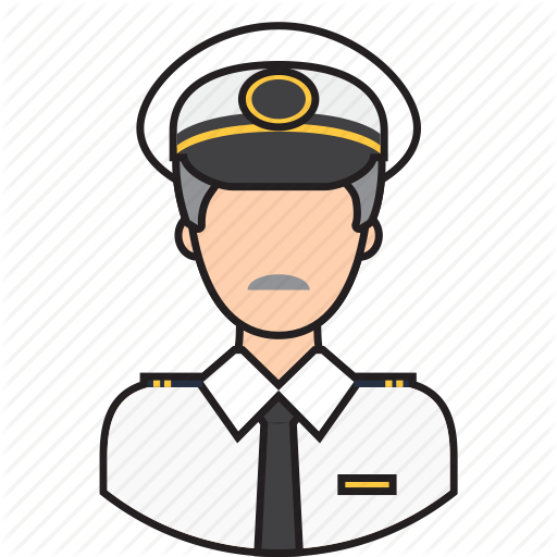 Hat Clipart Ship Captain - Ship (512x512)