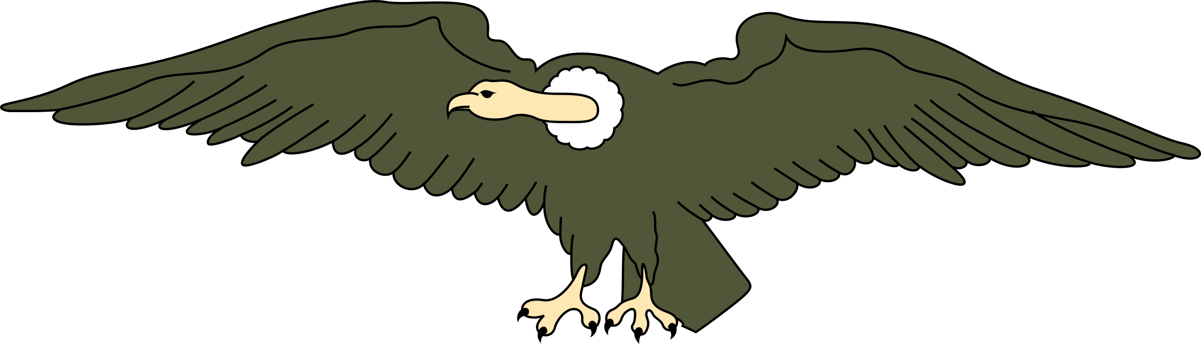 Vulture Clipart (2400x687)