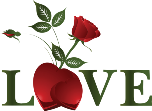 Heart & Rose - Love Is The Beauty Of The Soul (500x366)