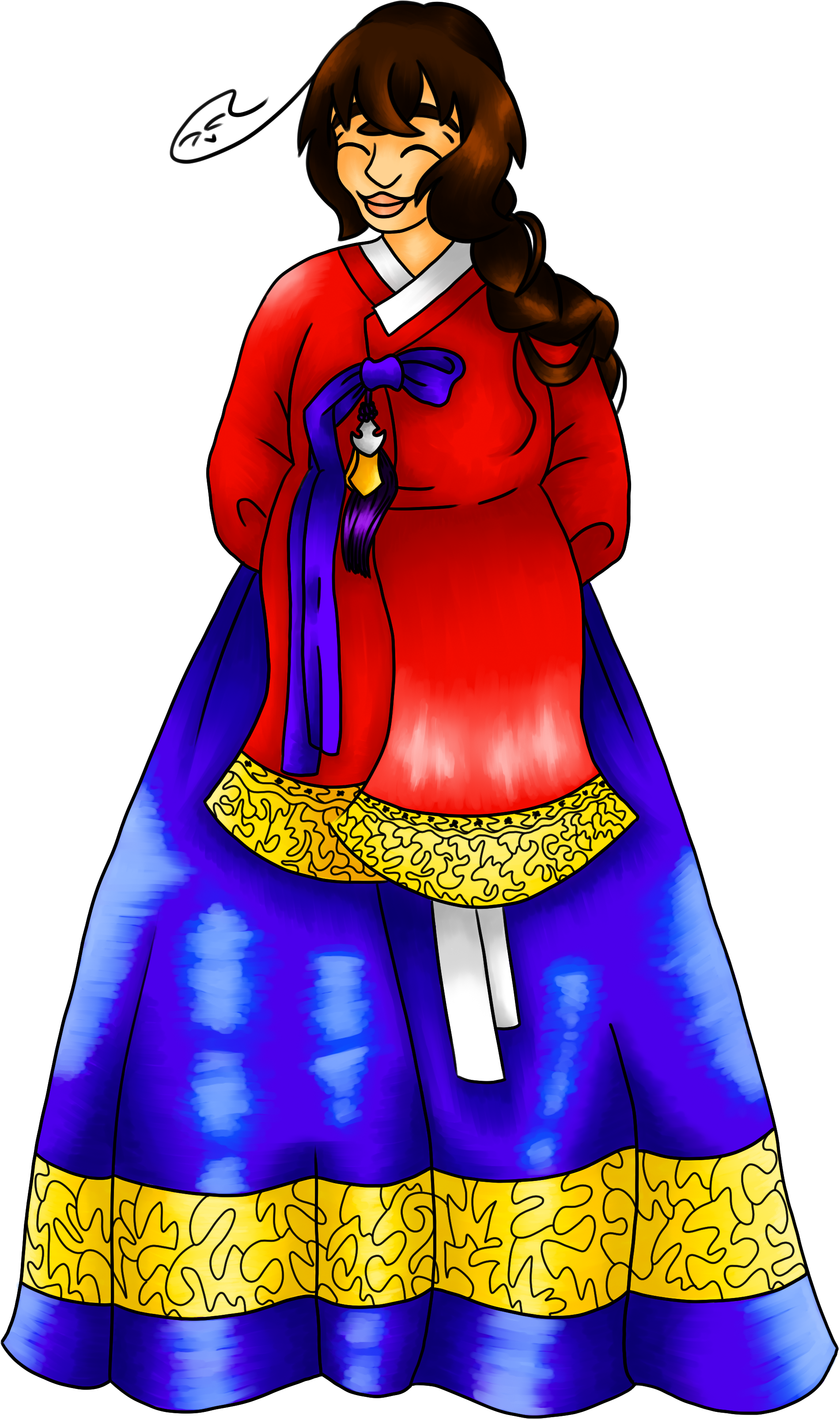 Joseon Princess By Szarlotki - Cape (2688x3584)
