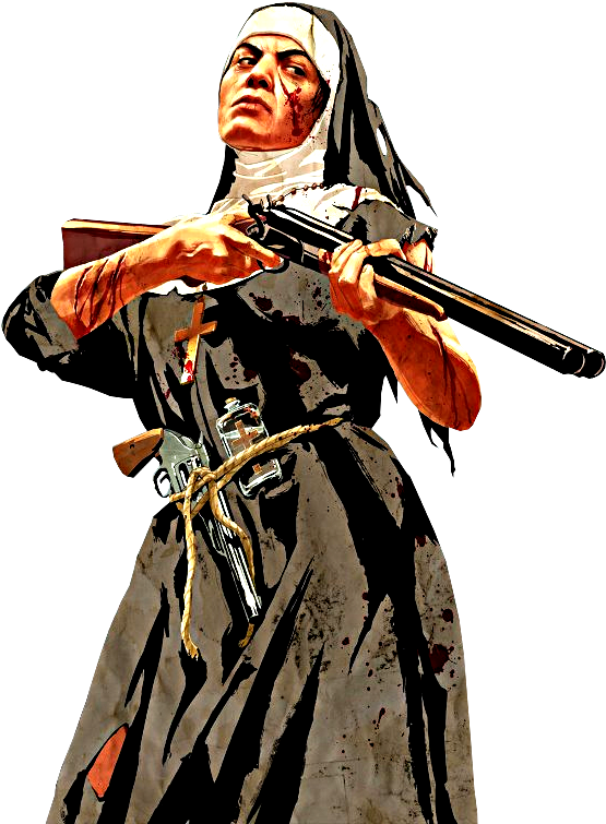 Red - Red Dead Redemption Nun (1024x768)
