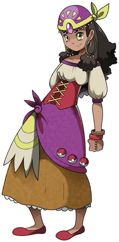 Gym Leader Aishe Old By Pokeluka On Deviantart - Fan Made Pokemon Psychic Trainer (600x849)