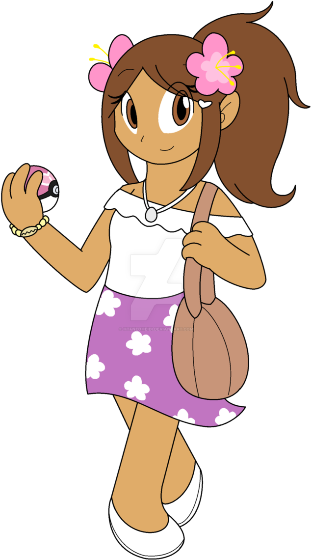 Pokemon Trainer Oc By Htfneoheidi - Cartoon (687x1162)