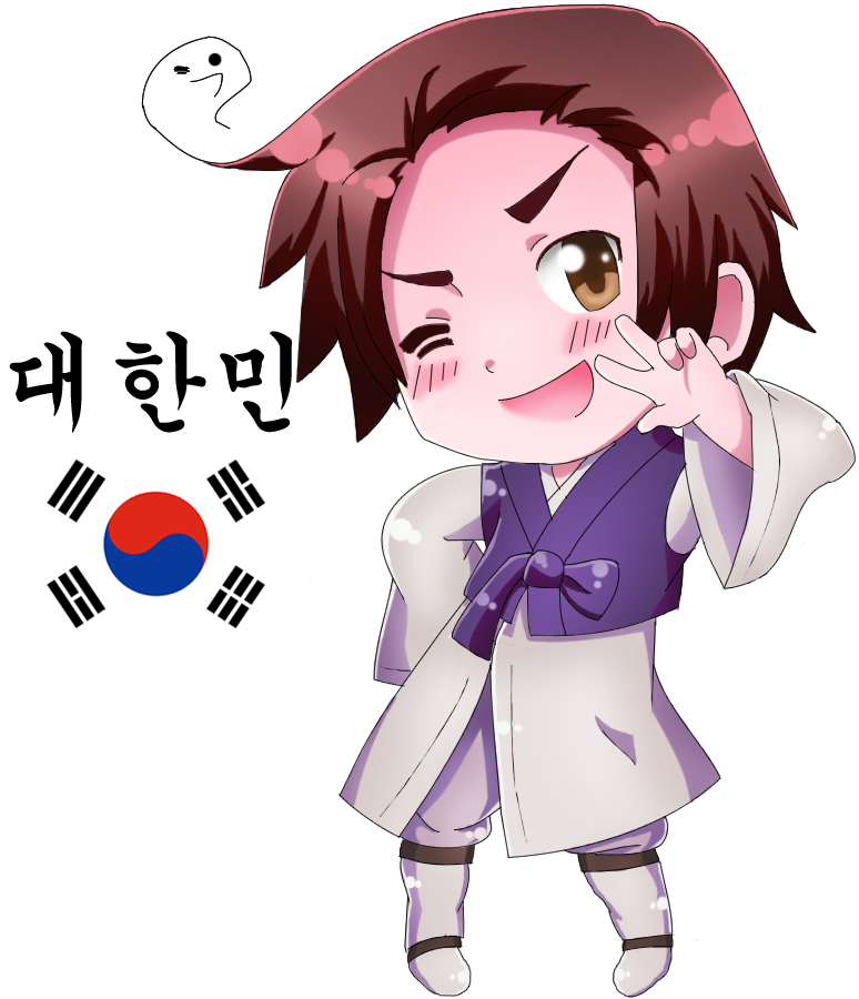 Korea By Kyokochibi Hetalia - Hetalia South Korea Chibi Transparent (825x1000)
