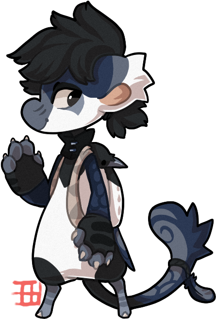 Korean Magpie By Thekingdomofgriffia - Cartoon (470x668)