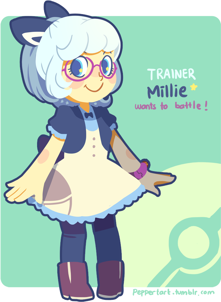 A Remake Of My Pokemon Oc, Millie - Cartoon (839x1000)