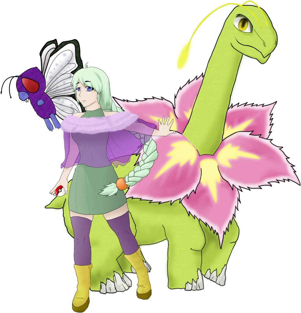 Pokemon Tabitha And Shelly Scientist Images - Cartoon (1024x1081)