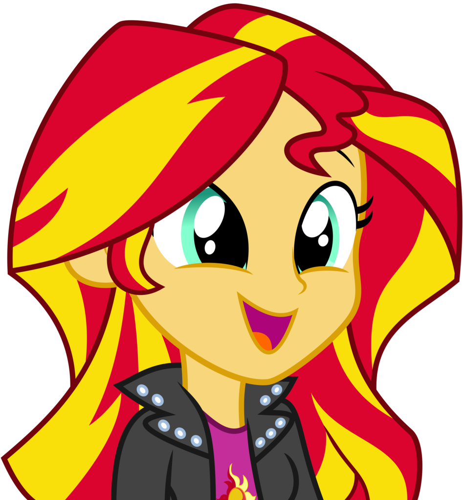 North Korean Sunset Shimmer Vector Only By Rundevilrun007 - Mlp Sunset Shimmer Gif (4635x5000)