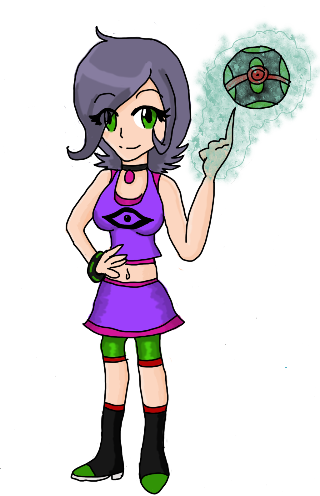 Lizzie The Psychic Trainer By Lilacphoenix Lizzie The - Psychic Pokemon Trainer (1024x1584)