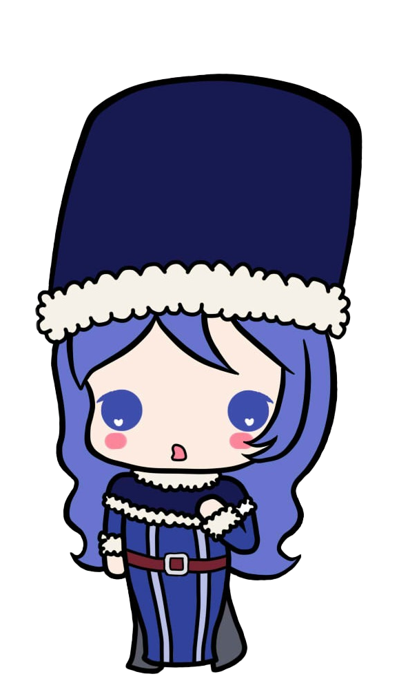 Chibi Juvia By Mini Korean Kitty - Juvia Chibi Png (594x1042)