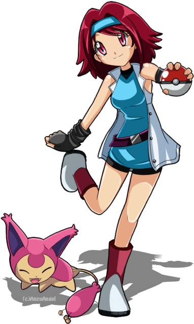Pokemon Oc Minori By Anzuangel - Pokemon Oc (400x641)