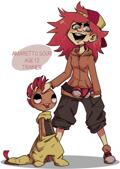 A Pokemon Trainer - Cartoon (500x732)