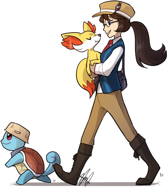 To Kalos By Ky-nim - Pokemon Trainer Oc Kalos (650x679)
