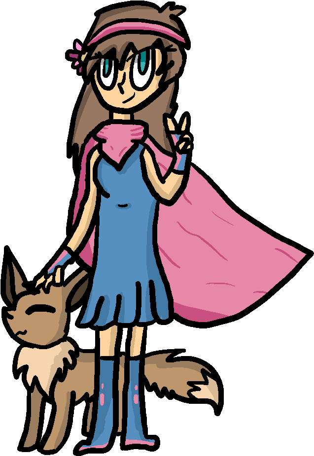 Pokemon Trainer Oc By Celiest - Cartoon (711x1000)