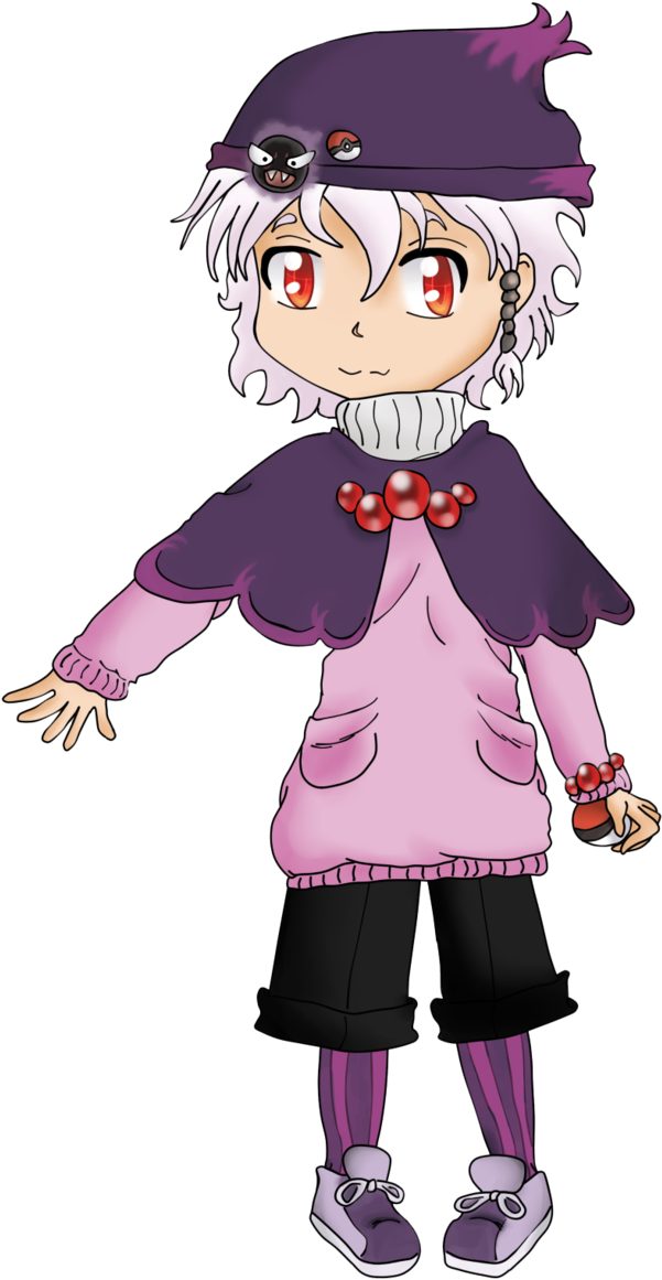 Glenn Pro Pokemon Trainer Oc - Cartoon (646x1237)