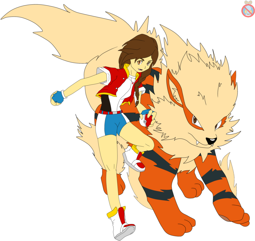 Pokemon Oc And Arcanine By Shadowhatesomochao - Pokemon Ranger With Arcanine (915x873)