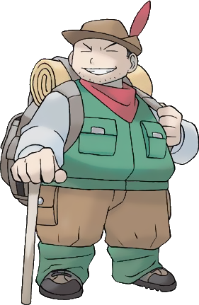 There's Also Sophocles, Tierno And Professor Birch - Pokemon Hiker (281x431)